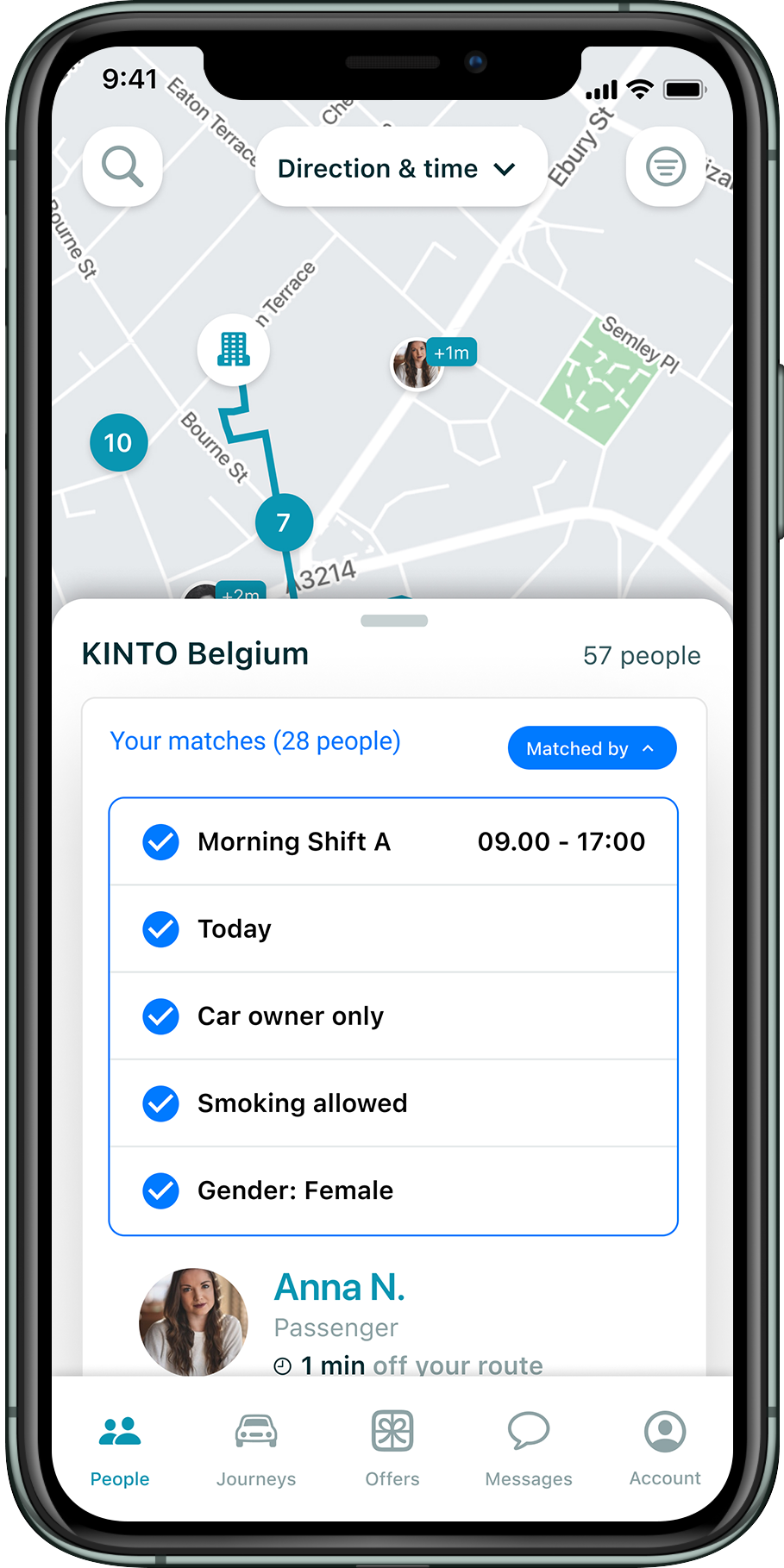 KINTO Join - Employee matching feature